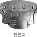 Steel Engine Splash Shield Fit for Hyundai Elantra 2017 2018 2019 2020 Front Skid Plate Heavy-Duty Lower Engine Cover Guard Fit for Elantra Engine Shield w/Screw Hardware