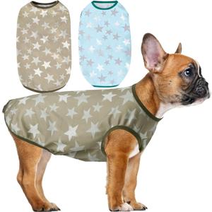 Lightweight Breathable Dog Cooling Shirts, Quick Dry Sunscreen T Shirt, Professional Pet Summer Vest for Small Medium Large Girl Boy Dog (XXX-Large, Army Blue)