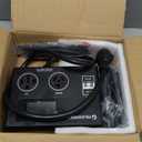 Smart Dryer Splitter for EV and Dryer, 240V Auto Power Switch for Dryer Outlet, 3-Color LED Ring, 3.4" LCD Display, No Rewiring Needed, NEMA 10-30 Plug, NEMA 10-30 & NEMA 14-50 Outlets (24 Amp)