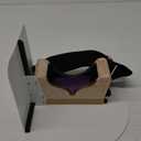 Wendy's Pancake Welding Hood Helmet w/Strap - Right Handed - White