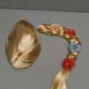 Genrico Princess Braid Blonde Wig Costume Accessories for Girls, Yellow