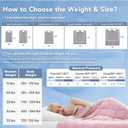 Topcee Weighted Blanket (3 lbs, 36" x 48") Cooling Throw Heavy Blanket for Sleeping Apply to 20-40 lbs, Soft Thick Breathable Blanket with Glass Bead, Easy Care