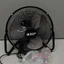BEYOND BREEZE Floor Fan 9 Inch, 3-Speed Portable Metal Fan with Adjustable Tilt, Quiet Small Cradle Floor Fan for Home, Office, Bedroom