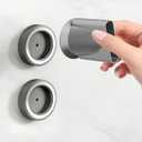 Pack of 2 Wall Mount Hair Dryer Accessories Magnetic Holder for Dyson Supersonic Hair Dryer and Dyson Airwrap Styler, Wall Mount Blow Dryer Accessories Organizer Storage, Install Hardware Included