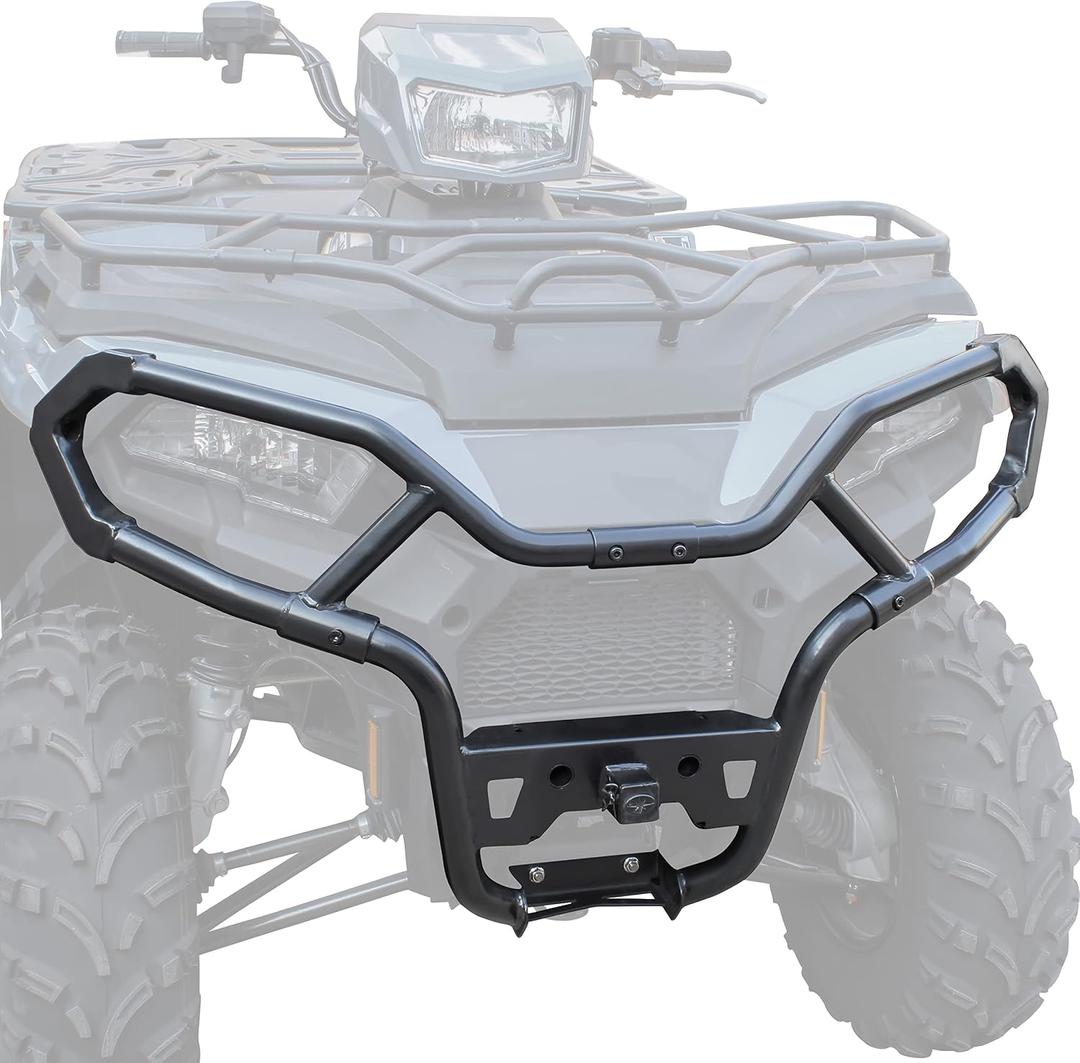 SAUTVS Front Bumper for Sportsman 570 450 H.O. 21-26, Upper Front Brush Guard Bumper Protector Trail Brushguard for Polaris Sportsman 570 450 2021-2026 Accessories (Replace #2884844)