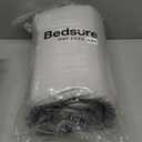 Bedsure Comforter Duvet Insert - Quilted Comforters Queen Size, All Season Duvet, GentleSoft Down Alternative Bedding, with 8 Tabs, Gifts for Women/Men, Light Grey, Queen 88 x 88 Inches