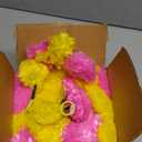 5Pc Marigold Garlands 4.5Ft Artificial Marigold Flower Strands Diwali Decoration Pooja Wedding Home & Indian Festival Dcor Vibrant Floral Faux for Da de Muertos & Day of Dead (Pink & Yellow)