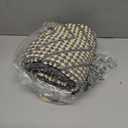 Woven Bath Mat,Upgraded Waffle Self Drying Bath Rug,Super Absorbent Non Slip Bath Drying Mat,Floor Rugs Non Slip Washable for Shower Room,Ultra Soft,Bluish Grey & Yellow,24"*36"