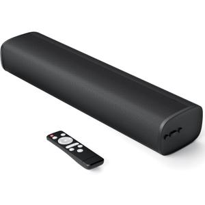 MZEIBO TV Sound Bar, Sound Bars for Smart TV Bluetooth 5.0 Soundbar 50W 17Inch Soundbars with ARC/Optical/AUX Connection Surround for Home Theater Audio TV/PC/Gaming/Projectors (Balck)