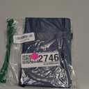 Address Book, Address and Password Keeper Book with Alphabetical Tabs, Hardcover Telephone Book Address Organizer Record with Pocket, Colored Pages, 5.3" x 7.7", Navy Blue