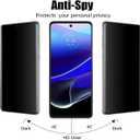 for Motorola G Stylus 5G 2022 Anti-Spy Tempered Glass, [2 Pcs] 9H Hardness Anti-Scratch Anti-Peeping Privacy Screen Protector Proteceive Film for Motorola G Stylus 5G 2022 Phone