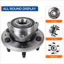 PAROD Pair 513277 Wheel Bearing and Hub Assembly Front/Rear Compatible with 08-17 Buick Enclave, 09-17 Chevy Traverse, 07-16 GMC Acadia, 07-10 Saturn Outlook 6 Lugs w/ABS