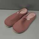 Garonne Women's V-neck Slippers with Memory Foam, Ladies' Slip-on House Shoes for Bedroom Indoor/Outdoor, US9-10
