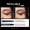 L'Oreal Paris Infallible Grip Mechanical Gel Eyeliner Pencil, Smudge-Resistant, Waterproof Eye Makeup with Up to 36HR Wear, Blue Jersey, 0.01 Oz