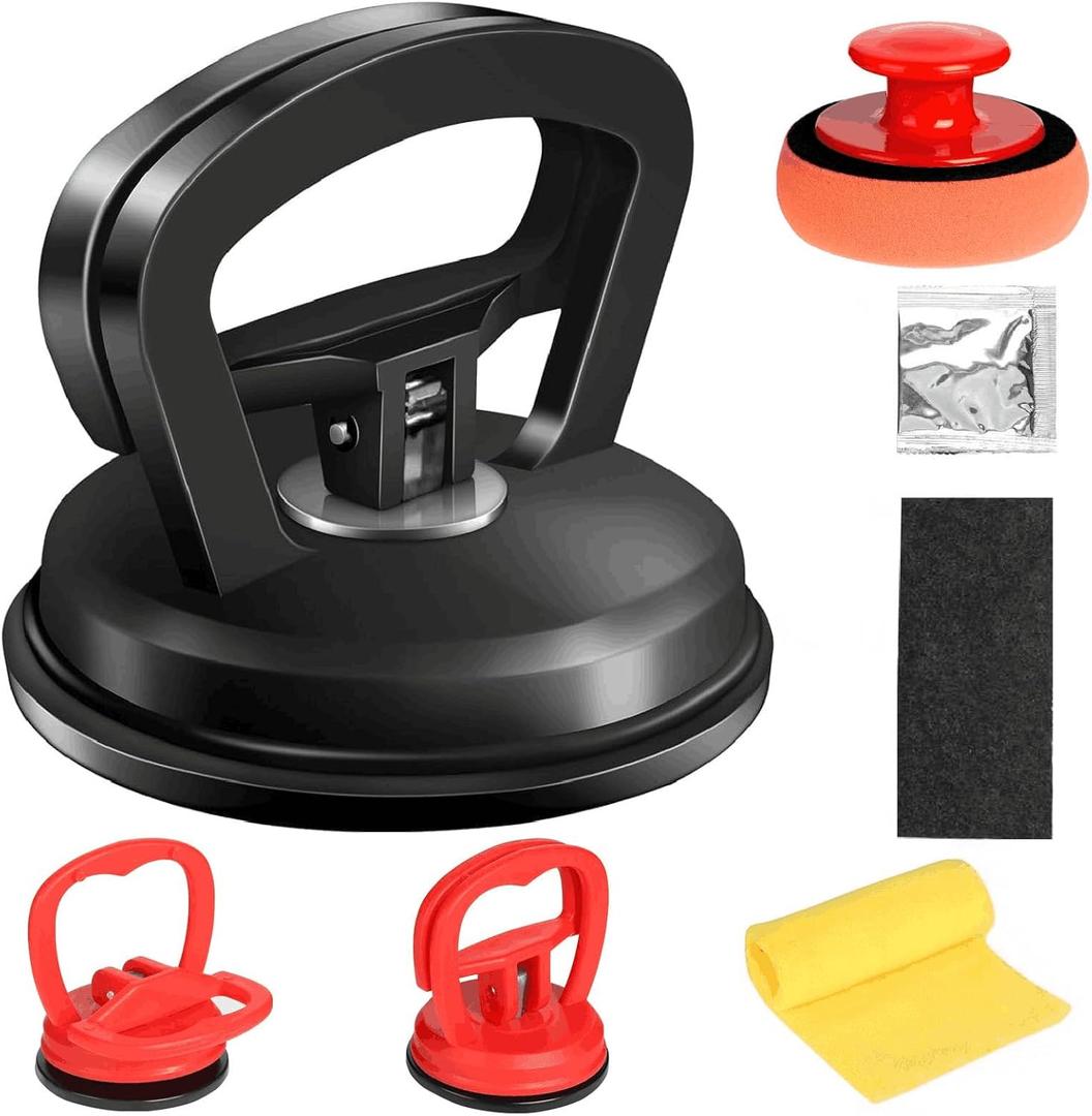 Dent Puller, Car Dent Puller 3 Pack, Dent Removal Kit for Dent Repair - Auto Body Repair Tool for Dents, Objects Moving