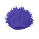Purple Wig Hair Headband Costume Funny Wigs Blue Wigs for Women,Crazy Wigs for Halloween Costume Cosplay and Party (Purple, Short)