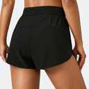 BMJL Black Shorts Women with Side Pockets 2.5" High Waisted Athletic Shorts for Women Breathable Yoga Shorts(S,Black) (Black, S)