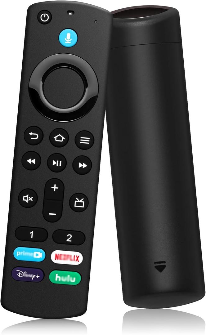 Replacement Voice Remote Control for Fire-TV-Stick/4K/4K Max/Lite/TV Cube and for Toshiba/Insignia Fire Smart TV-3rd Gen Pro