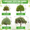 12 x 16 ft Large Fruit Tree Netting for Protecting Fruit from Squirrels Birds Bug Deer & Rat Garden Mesh Netting with Zipper and Drawstring Heavy Duty Tree Covers for Garden Bushes