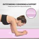 Hatha Yoga Extra Long TPE Yoga Mat 79" x 40" x 1/2" Thick Non-slip Exercise Mat for Home Gym Use, Yoga, Pilates, Fitness & Workouts
