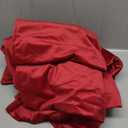 NICETOWN Christmas Red Velvet Curtains 96 inches Long for Bedroom, Blackout Thermal Insulated Home Decoration Drapes with Rod Pocket Design for Hall, Villa (1 Pair, 52 x 96)