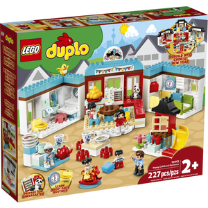 LEGO DUPLO Town Happy Childhood Moments Family House Toy Playset; Imaginative Play and Creative Fun for Kids (227 Pieces)