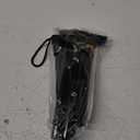 Folding Lightweight Walking Stick - Adjustable Aluminum Metal Collapsible Travel Cane with Non-Slip Rubber Base (Black)