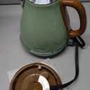 Evoloop 1.7L Electric Kettles, BPA Free Tea Kettle, Hot Water Boiler Heater, Stainless Steel Teapot, Auto Shut-Off & Boil-Dry Protection, 120V/1500W (Glossy green)