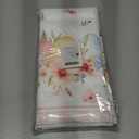 Amandir Easter Bunny Kitchen Towels, Pink Rabbit Ears Eggs Floral Leaves Dish Towels Set of 4, 18x26 Inch Buffalo Plaid Hello Spring Happy Easter Home Tea Bathroom Seasonal Decorations Hand Towels