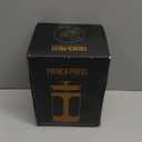 Veken French Press Coffee Maker 34oz, No Plastic Touching Cafe,Thickened Glass Stainless Steel Brewer, Cold Brew Cafetera Tea pot for Kitchen Travel Camping, Gifts, Decor, Bar Accessories, Dark Pewter