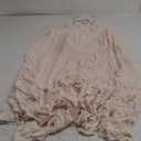 R.Vivimos Womens Summer Boho Sexy Backless Long Dresses (Small, Beige)