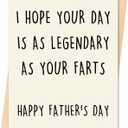 3 x IDU Fathers Day Card, Funny Fathers Day Card Gifts Decorations for Dad