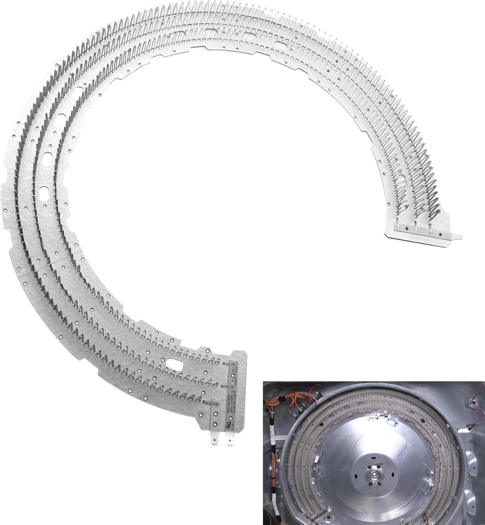 WE11M10001 Dryer Heating Element Replacement OEM Parts Compatible with Most GE Dryer Laundry MICA Heater Replace 17380082, WE11M10001 ETC.