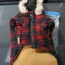 Kuoser Waterproof Dog Coat, Reversible Dog Jacket for Medium Dogs, Adjustable Durable Doggie Winter Coat Warm Puppy Cold Weather Apparel from Small to Large Breed, New Brown M (Medium (Pack of 1))