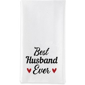 Husband Valentines Gift Ideas,Gifts for Husbands from Wife for Christmas Wedding Anniversary Birthday Fathers Day Romantic Sentimental Housewarming Kitchen Towels Gift Home Decorations