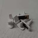 Door Lever Locks (4 Pack) - Prevents Toddlers from Opening Doors - Durable ABS with 3M Adhesive - Easy One-Hand Operation for Adults, No Tools Needed (White)