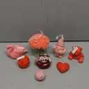 Conelist 8 Pcs Valentine's Candle Scented Heart Flower Bouquet Bear Swan Gnome Rose Shaped Aromatherapy Natural Soy Wax Candle for Wedding Engagement Anniversary Romantic Proposal Night Gift Decor