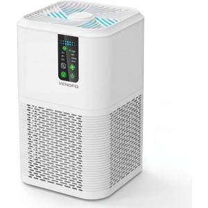 Air Purifier for Home Large Room Up to 1750ft, HEPA with Sleep Mode, Air Cleaner with Aromatherapy for Office, Living Room, Bedroom, Remove Smoke Odor, Home Pets, White