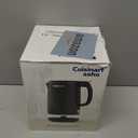 Cuisinart Soho 1-Liter Double Wall Electric Hot Water Kettle, Tea Kettle with Stainless Steel Interior, One Touch Operation to Boil Water for Tea, Hot Cocoa, or Instant Oatmeal, CK-10BK, Black