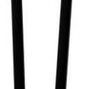 40"/101.5cm Garden Swing Replacement Bars, Matte Black Heavy Weight Capacity Metal Round Rods for Hanging Swing Seat to Frame(2PCS/CTN)