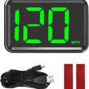 Heads Up Display for Cars Windshield with MPH Speed,HUD Display Digital Speedometer for Car Used USB Plug,Universal GPS Speedometer for Car Accessories Fit for Cars SUVs Trucks MP/H