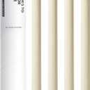 10" Ribbed Candle Sticks, Ivory, 4-Pack, Unscented Taper Candles