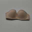 Dvpol Strapless Bra 38D Bras for Women Push up Beige