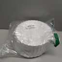 Premium Hard Plastic Round White Plates  50 x 9 -Washable & Reusable - Party Supplies For Birthdays, Celebrations, Buffets, Fiestas, Catering & More