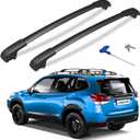 Car Roof Rack Cross Bars with Lock Compatible with Subaru Forester Wilderness 2022 2023 2024, Aluminum Crossbar for Rooftop Cargo Carrier Luggage Kayak Canoe Snowboard (A-Compatible with Forester Wilderness 2022-2024)