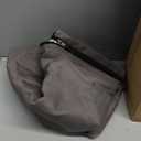 KSIIA Orthopedic Dog Bed Dog Crate Bed Waterproof for Large Dogs Deluxe Plush Washable Pet Mat with Egg Crate Foam & Removable Cover, 35 x 22 Inch, Gray (Light Grey)