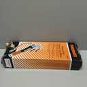 Lnchett Grease Gun with Quick Release Coupler, 9000 PSI Professional Heavy Duty 14 oz Pistol Grip Grease Gun with 18 Inch Spring Flex Hose, 1 Extension Rigid Pipe and1 Sharp Nozzle Included