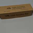 Cyber Acoustics USB Speaker Bar (CA-2890) – Stereo USB Powered Speaker, Easily Clamps to Monitor, Convenient Controls