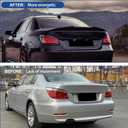 Rear Spoiler for BMW 5-Series M5 E60 Sedan 2004-2010 Trunk Spoiler Wing Trunk Tail Rear Trunk Lid,Carbon Fiber Style Performance - PSM Style
