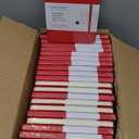 Coopay 24 Pack A5 Journal Notebooks Bulk, 160 Pages, 100GSM Thick Paper, 8.3 x 5.5 inch Hardcover Lined Leather Journals for Writing Office School Business,Bulk Notebook for Work Men Women (Red